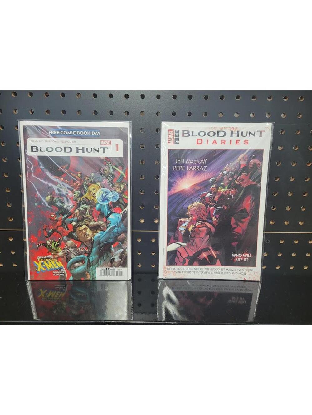 Marvel Blood Hunt Lot: FCBD X-Men #1 & Diaries Preview NM